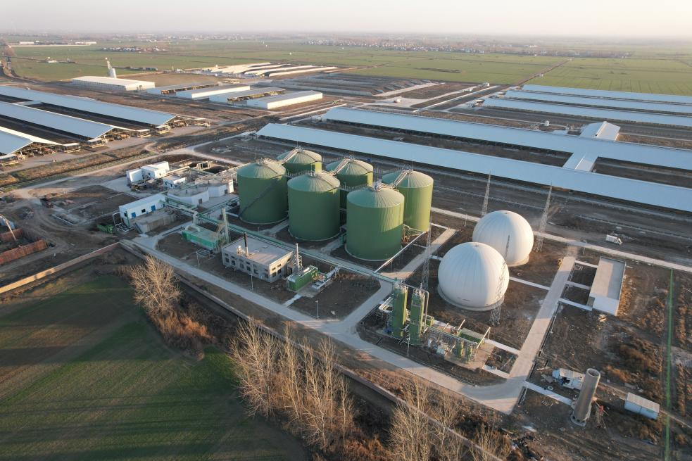 優然牧業河南西平2.4萬頭牧場沼氣項目